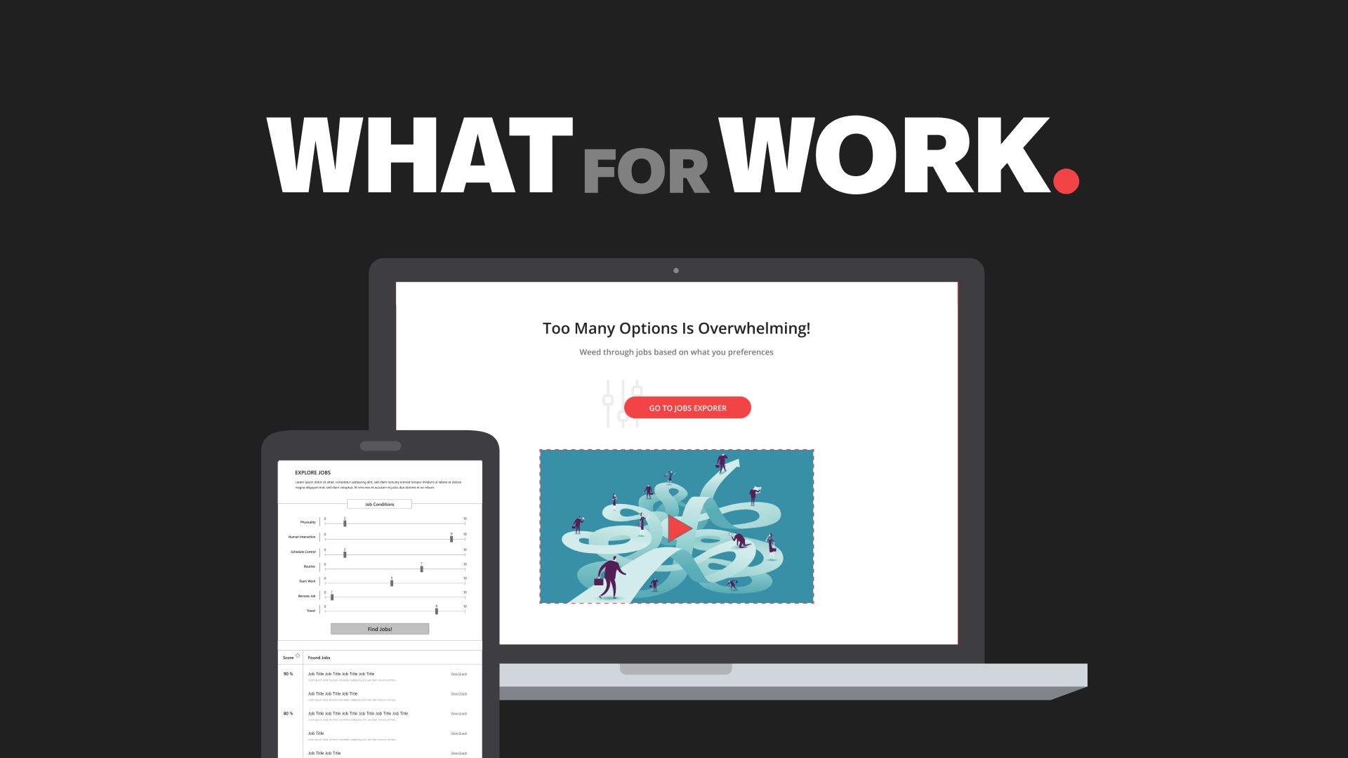 WhatForWork Website UI