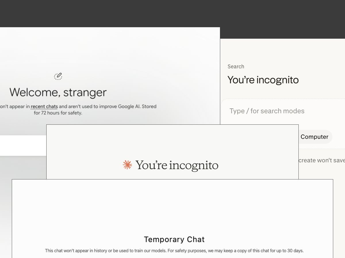 Incognito in the Realm of AIs